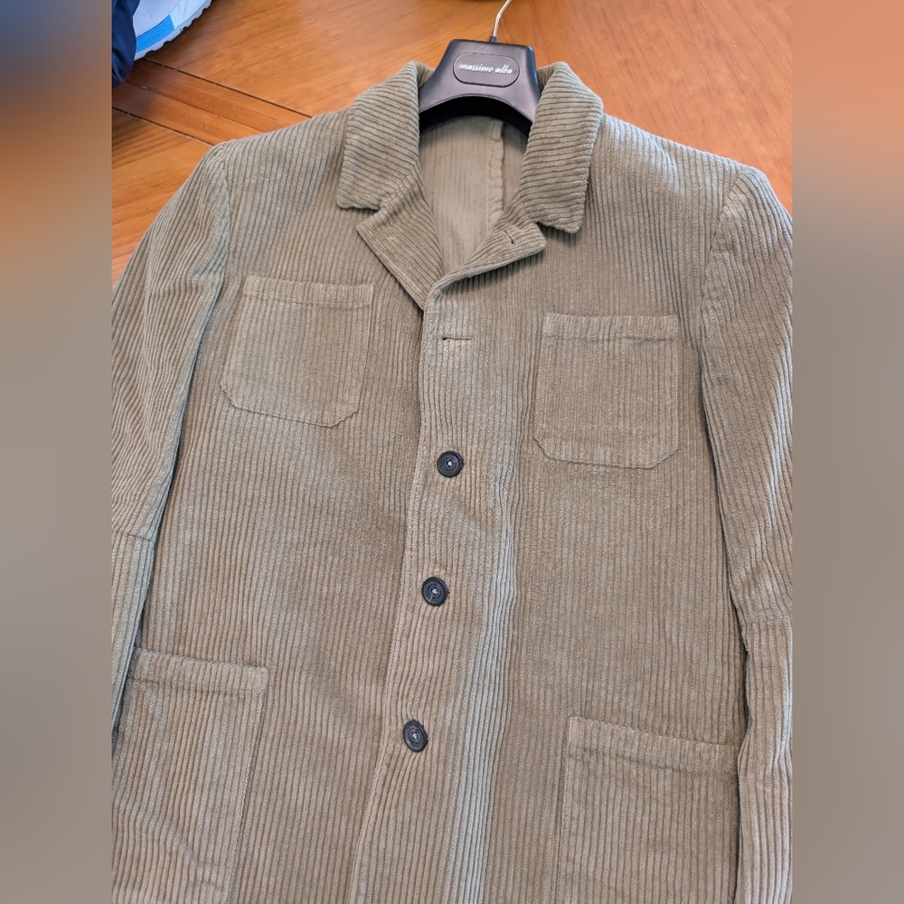 Men's Olive Corduroy Jacket